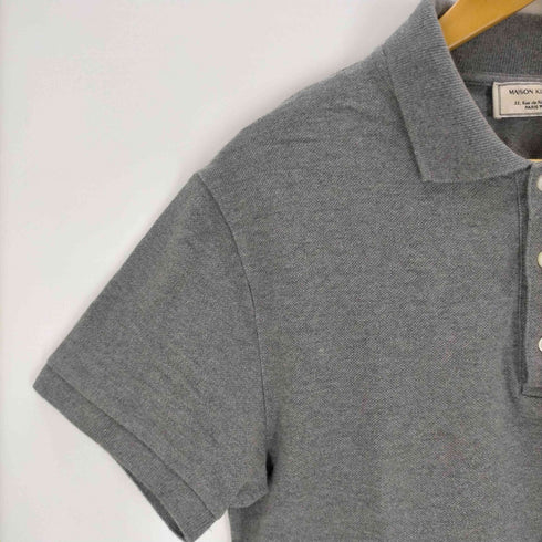 メゾンキツネ MAISON KITSUNE TRICOLORFOXPATCH トリコロール ポロシャツ メンズ JPN:XS