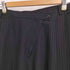 LONDONFLAT アシンメトリー タック ワイドレッグ ストライプ スラックス レディース JPN:M