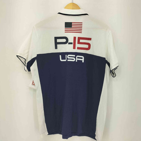 ポロラルフローレン POLO RALPH LAUREN CUSTOM FIT USA 鹿の子 S/S ポロシャツ メンズ import:L