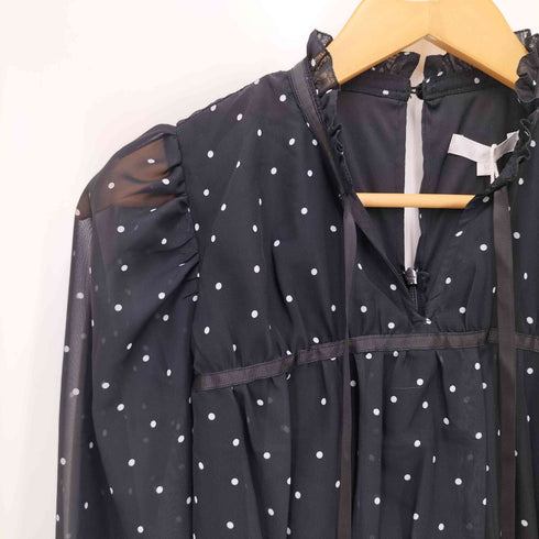 リエンダ rienda 24AW ニット コンビ ライク フレア ワンピース レディース JPN:M