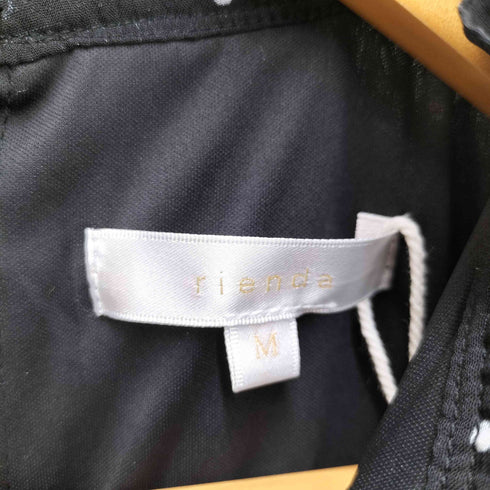 リエンダ rienda 24AW ニット コンビ ライク フレア ワンピース レディース JPN:M