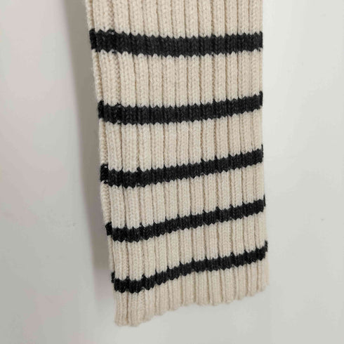 エモダ EMODA HIGH NECK CROP LOGO KNIT ハイネック クロップ ロゴ ニット レディース FREE