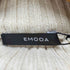 エモダ EMODA HIGH NECK CROP LOGO KNIT ハイネック クロップ ロゴ ニット レディース FREE