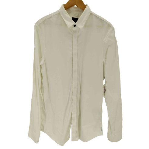 アルマーニエクスチェンジ ARMANI EXCHANGE 比翼 レギュラーカラーシャツ メンズ JPN:L