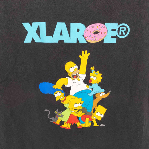 エクストララージ XLARGE S/S TEE THE SIMPSONS DONUT LOGO メンズ JPN:XL