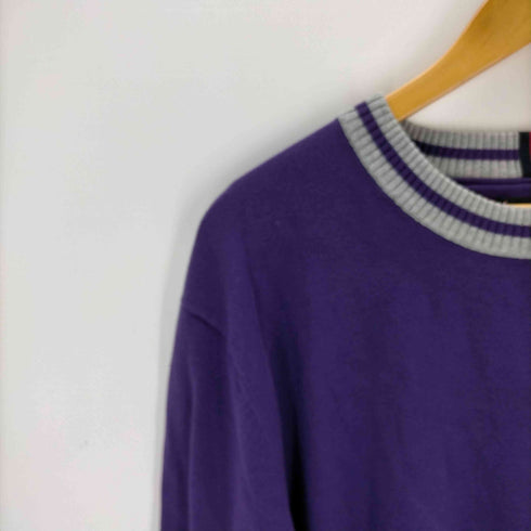 トミーヒルフィガー TOMMY HILFIGER 袖ロゴ刺繍 クルーネックコットンニット メンズ JPN:XL