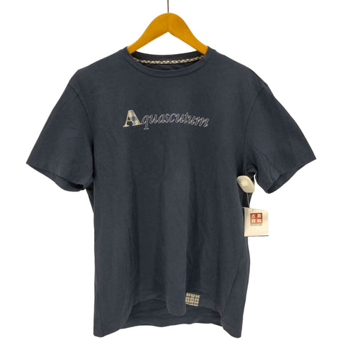 アクアスキュータム AQUASCUTUM ロゴクルーネックTシャツ レディース JPN:L