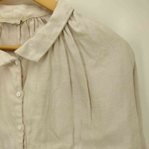 アルテポーベラ ARTE POVERA un prodotto giapponese Linen Gather Pullover リネン ギャザー プルオーバー スモック レディース