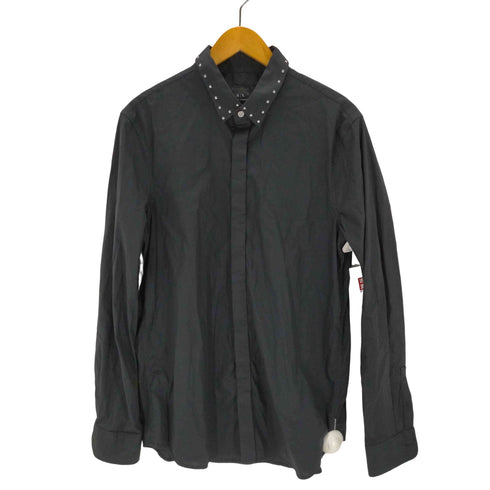 アルマーニエクスチェンジ ARMANI EXCHANGE スタッズ襟 比翼シャツ メンズ JPN:L