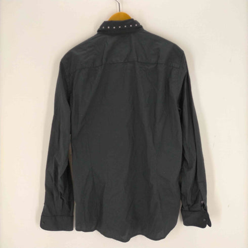 アルマーニエクスチェンジ ARMANI EXCHANGE スタッズ襟 比翼シャツ メンズ JPN:L