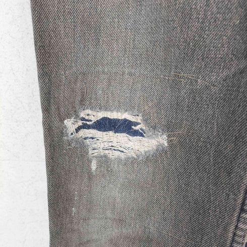 ギャップ Gap STRAIGHT FIT ブラックダメージデニム メンズ 33×30