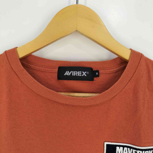 アヴィレックス AVIREX POCKET TEE ワッペン ポケット Tシャツ メンズ import:M