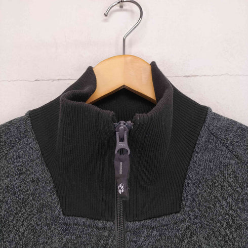ジャックウルフスキン JACK WOLFSKIN フルジップニットジャケット メンズ JPN:L