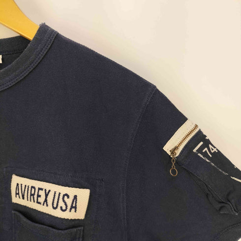 アヴィレックス AVIREX FATIGUE TEE ファティーグ クルーネック Tシャツ メンズ import:M
