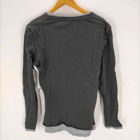 wool&co イタリア製 DUO レイヤードカットソー メンズ JPN:M