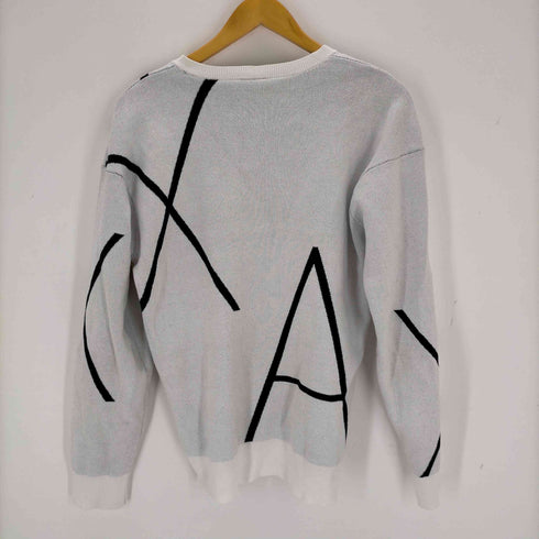 アルマーニエクスチェンジ ARMANI EXCHANGE ビックAXロゴ ニットプルオーバー メンズ JPN:M