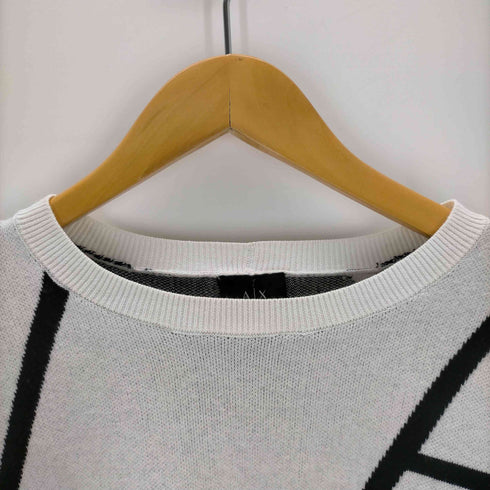 アルマーニエクスチェンジ ARMANI EXCHANGE ビックAXロゴ ニットプルオーバー メンズ JPN:M