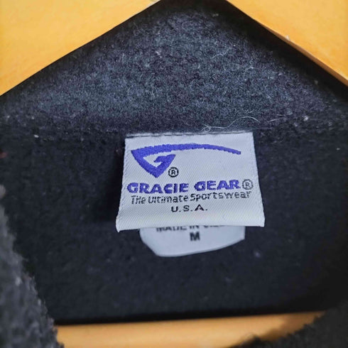GRACIE GEAR USA製 両面刺繍フリースジャケット メンズ JPN:M