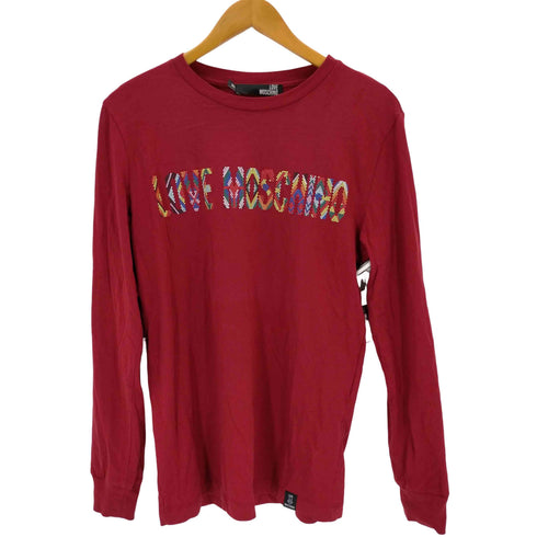 ラブモスキーノ LOVE MOSCHINO ロゴ長袖カットソー メンズ JPN:XS