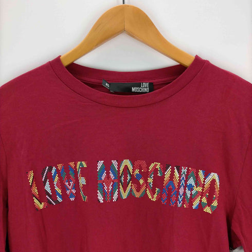 ラブモスキーノ LOVE MOSCHINO ロゴ長袖カットソー メンズ JPN:XS