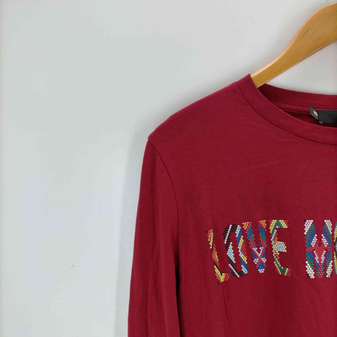 ラブモスキーノ LOVE MOSCHINO ロゴ長袖カットソー メンズ JPN:XS