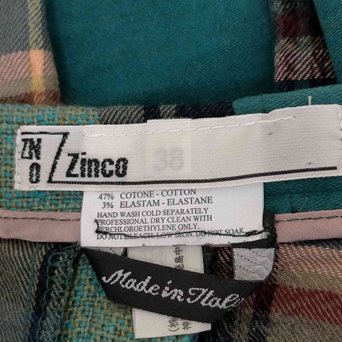 zinco イタリア製 切替プリーツスカート レディース JPN:38