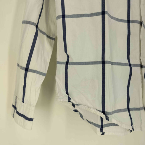 アヴィレックス AVIREX EMBROIDERY SHIRT BLACK BIRD チェック 刺繍シャツ ブラックバード メンズ import:M