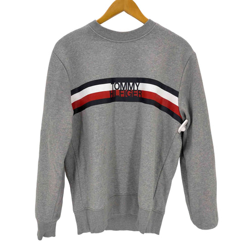 トミーヒルフィガー TOMMY HILFIGER フロントロゴ クルーネックスウェット メンズ JPN:XL