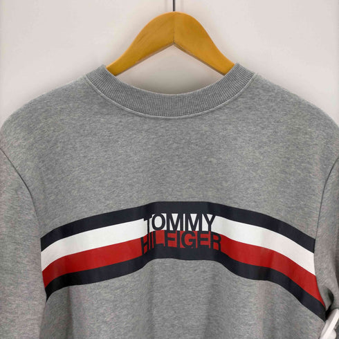 トミーヒルフィガー TOMMY HILFIGER フロントロゴ クルーネックスウェット メンズ JPN:XL