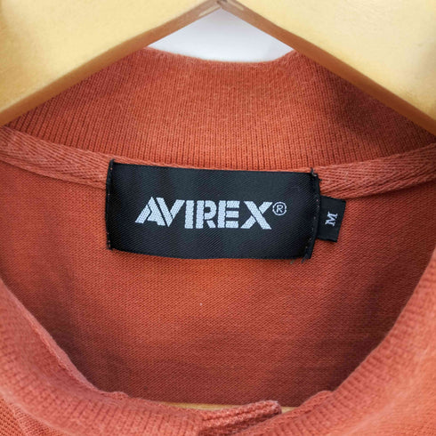 アヴィレックス AVIREX ワッペン 鹿の子 ポロシャツ メンズ import:M