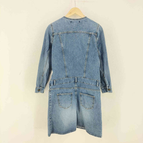 イザベルマラン ISABEL MARANT ノーカラー デニムワンピース レディース
