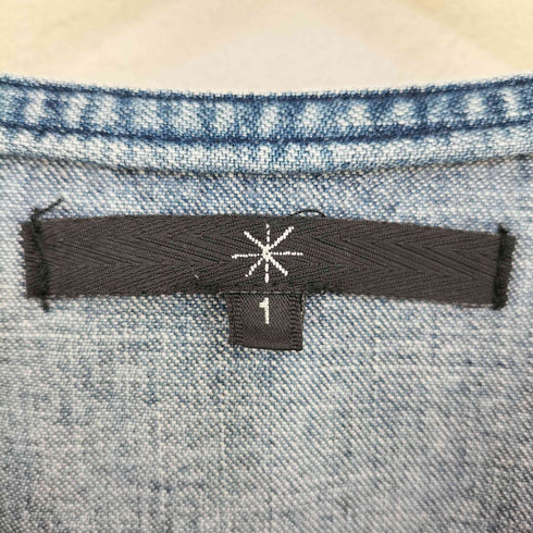 イザベルマラン ISABEL MARANT ノーカラー デニムワンピース レディース