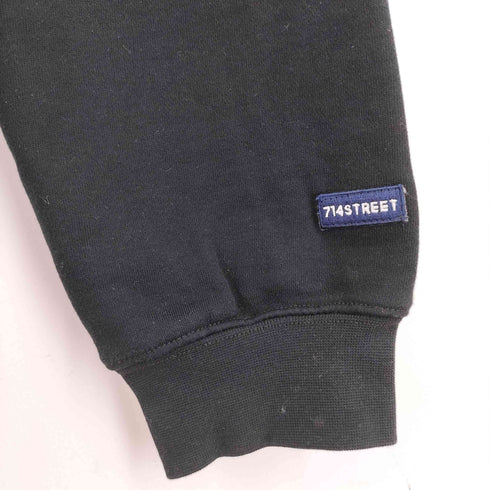 714STREET 胸元刺繍ラグランスウェット メンズ JPN:M