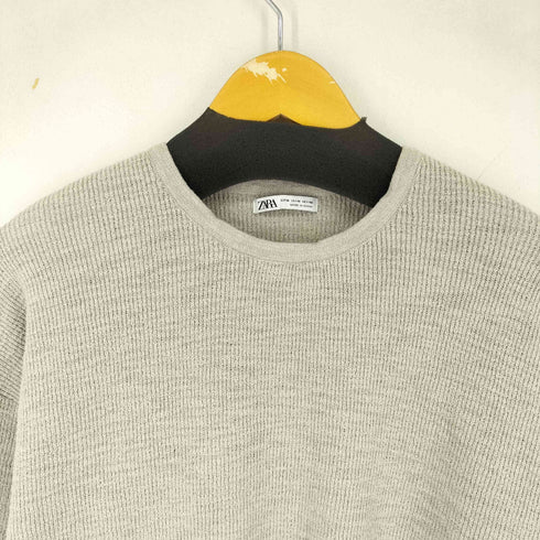 ザラ ZARA RUSTIC STRUCTURED SWEATER メンズ import:M