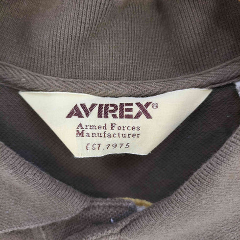 アヴィレックス AVIREX SUPERSONIC S/S EMBROIDERY POLOSHIRT スーパーソニック刺繍 ポロシャツ メンズ import:M