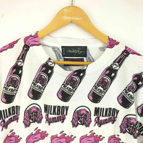 ミルクボーイ MILKBOY S/S 総柄 Tシャツ メンズ