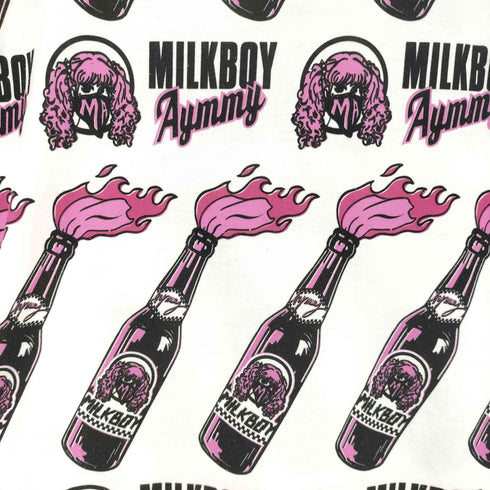 ミルクボーイ MILKBOY S/S 総柄 Tシャツ メンズ