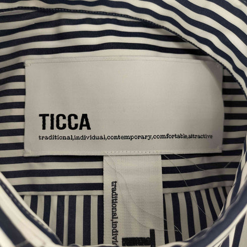 ティッカ TICCA スクエア半袖ダブルカフスシャツ レディース FREE