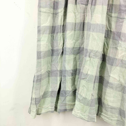 S/S チェック柄 ワンピース レディース