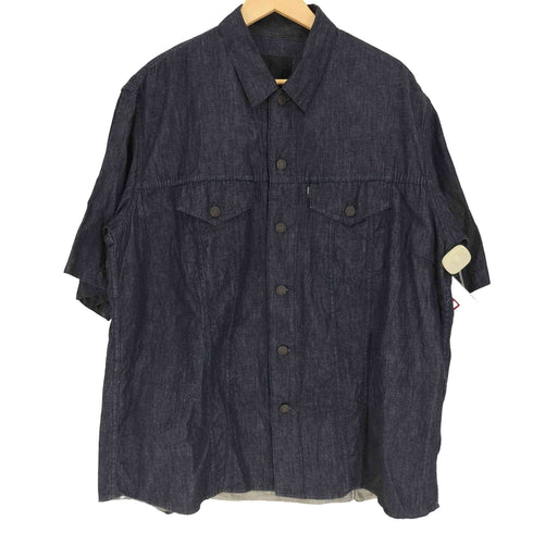 ラッドミュージシャン LAD MUSICIAN 18SS INDIGO インディゴ デニム S/S トラッカー シャツ メンズ JPN:42