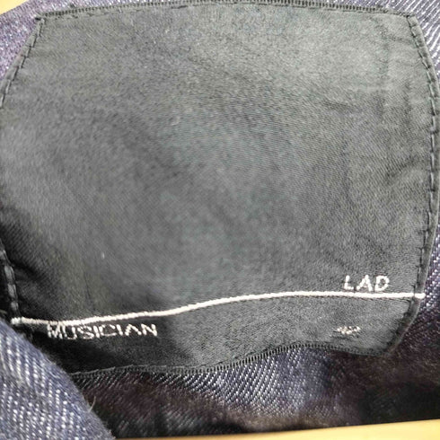 ラッドミュージシャン LAD MUSICIAN 18SS INDIGO インディゴ デニム S/S トラッカー シャツ メンズ JPN:42