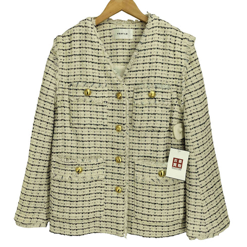 フレイアイディー FRAY I.D 23AW GIOLICA ツィード2WAYジャケット レディース JPN:0