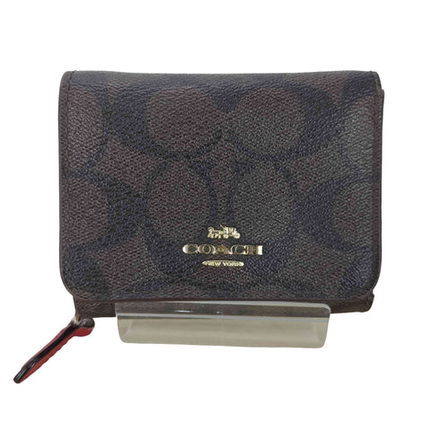コーチ COACH モノグラム三つ折り財布 レディース ONE SIZE