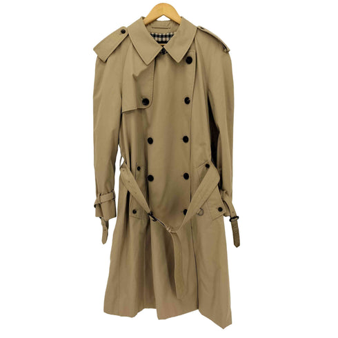 アクアスキュータム AQUASCUTUM CRAFTED IN ITALY 裏地チェック トレンチコート レディース 38R