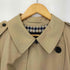 アクアスキュータム AQUASCUTUM CRAFTED IN ITALY 裏地チェック トレンチコート レディース 38R