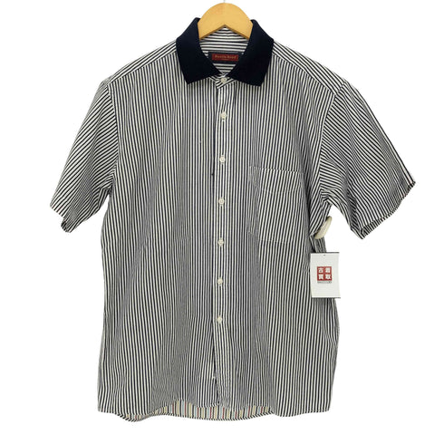 オースティンリード AUSTIN REED フロントポケット ストライプ S/S シャツ メンズ import:L