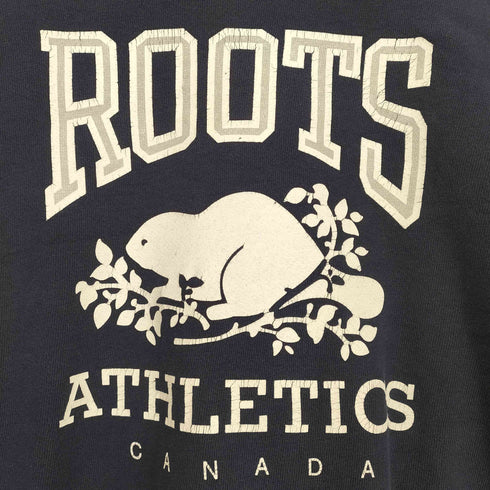 ROOTS HEAVY COTTON フロントプリントクルーネックスウェット メンズ JPN:M