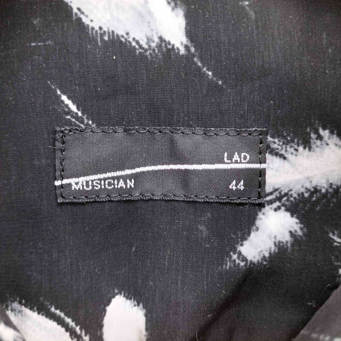 ラッドミュージシャン LAD MUSICIAN 18SS DECHINE BIG S/S SHIRT INKJET FEATHER デシン ビッグ ショートスリーブ シャツ フェザー 総柄 メンズ JPN:44