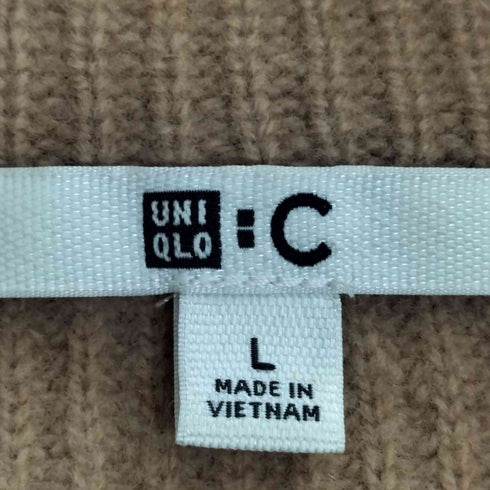 ユニクロシー UNIQLO:C プレミアムラムハーフジップセーター レディース JPN:L