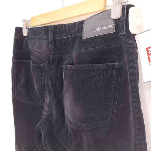 ラッドミュージシャン LAD MUSICIAN 14AW 革パッチ ジップフライ コーデュロイ スキニー パンツ メンズ JPN:46